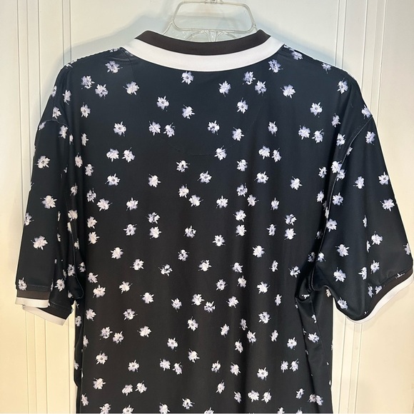 G/fore Limited Edition Country Club Misfit Polo Sketch Shirt sz X Black White - Picture 8 of 10